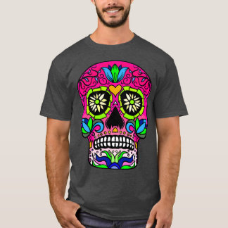 Candy Skull Blue T-Shirt