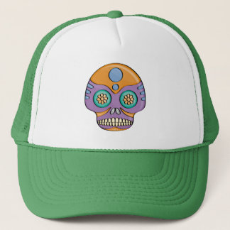 Candy Skull Trucker Hat