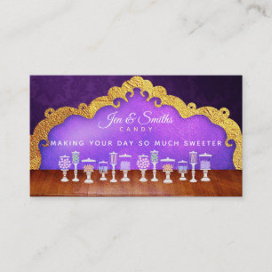 Candy Slogans Business Cards
