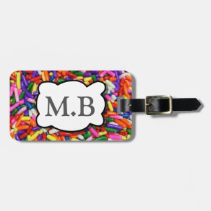 Candy Sprinkles Luggage Tag