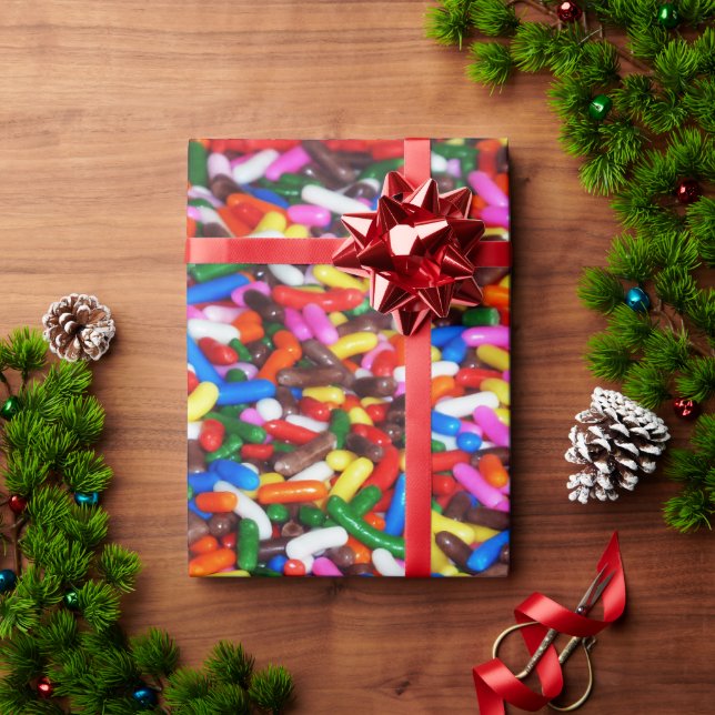 Candy Sprinkles Wrapping Paper (Holiday Gift)