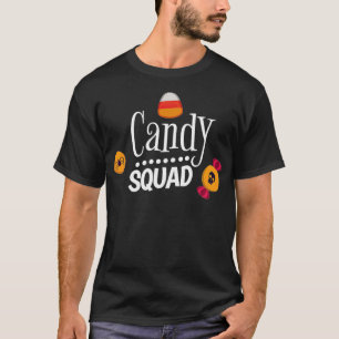 Candy Squad Halloween Trick or Treat Kids animal v T-Shirt