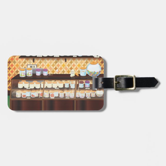 Candy Store Luggage Tag (Front Horizontal)