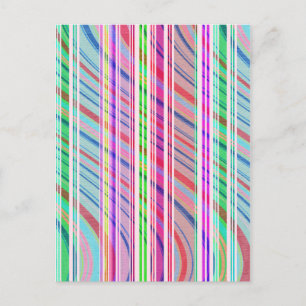 Candy Stripe Postcard