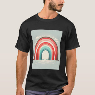 Candy Stripe Rainbow Art Long Sleeve T Shirt