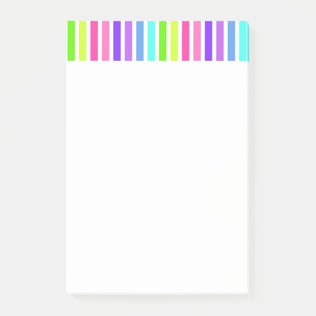 Candy Striped Large Post-it Notes (Front)