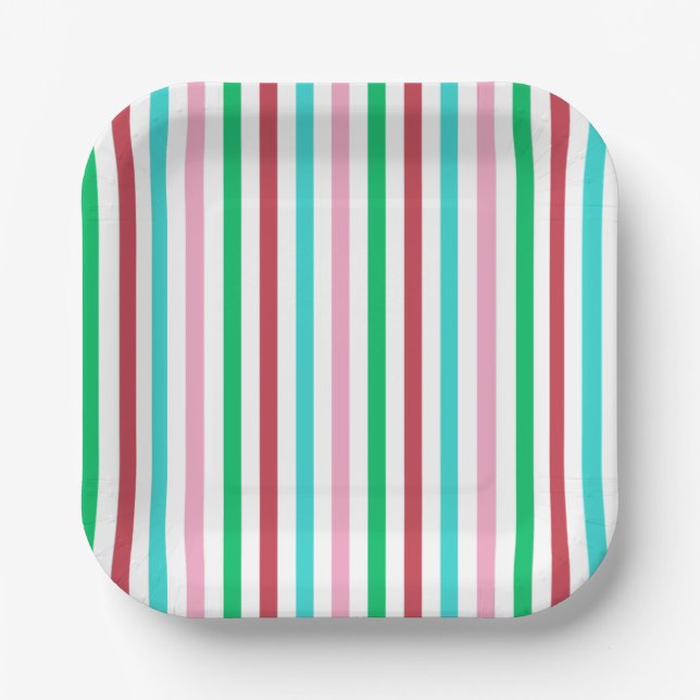 Candy Stripes Accent Plate (Front)