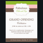 Candy Stripes Flyer Template<br><div class="desc">Colourful and professionally chic,  these Candy Stripes business stationery set is sure to create a lasting impression to all of your clients. Matching stationery set available at berryberrysweet.com</div>