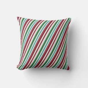 Candy Stripes Glitter Cushion