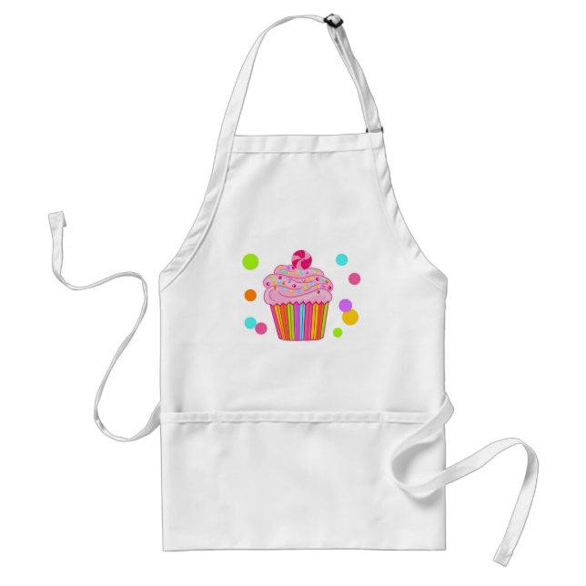 Candy Surprise Cupcake Standard Apron (Front)