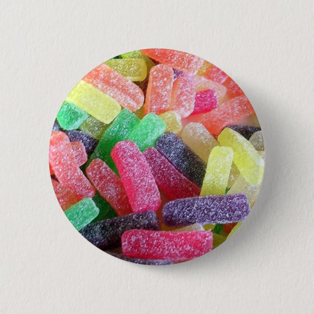 Candy Sweet Colourful 6 Cm Round Badge (Front)