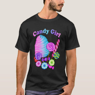 Candy Sweet Lolly Cotton Candy Treat T-Shirt