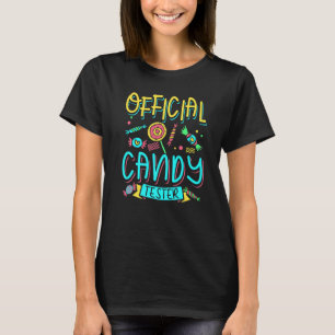 Candy Tester Halloween Lollipop Sweets Girls Boys  T-Shirt