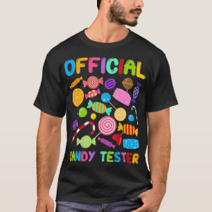 Candy Tester Lollipop Sweets Halloween Kids  T-Shirt