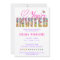 Candy Theme Sprinkles Birthday Party Invitation