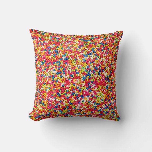 Candy Throw Pillow (Front)