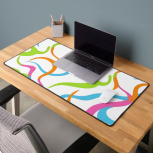 Candy Tone Lines Desk Mat