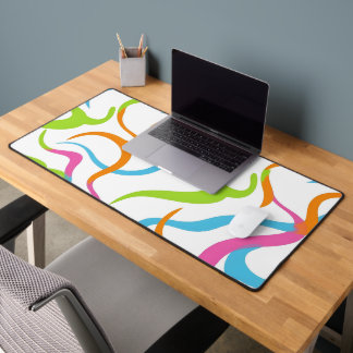 Candy Tone Lines Desk Mat