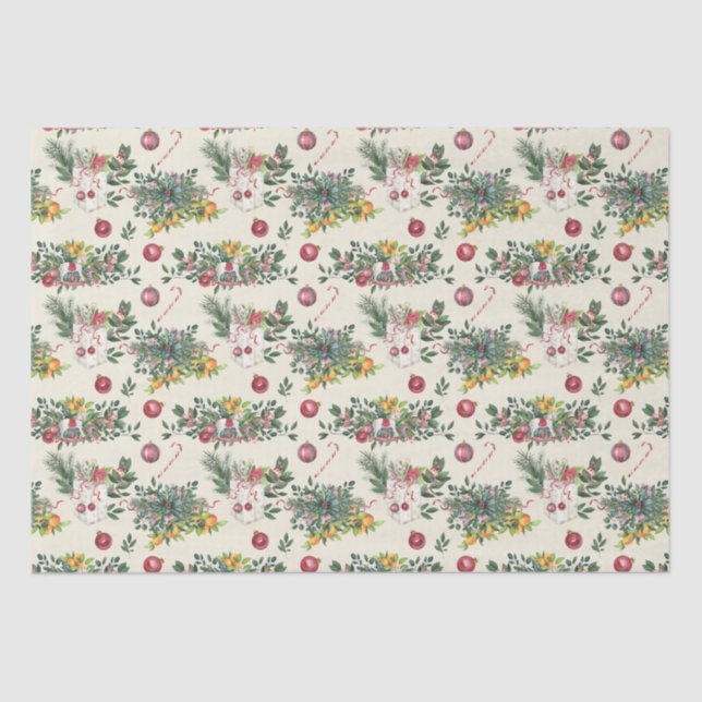 Candy, Toys, Flowers & Fruit Tissue Paper (Front)