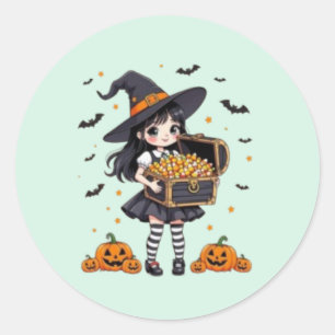 Candy Treasure Classic Round Sticker