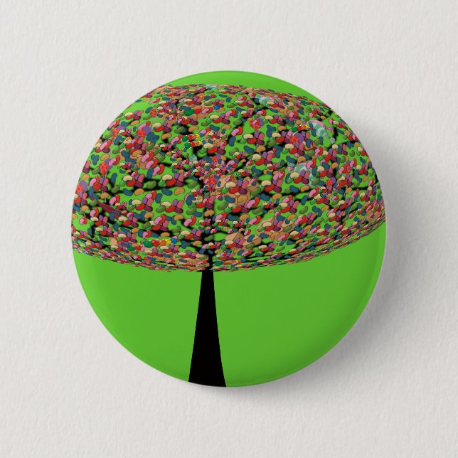 Candy Tree 6 Cm Round Badge (Front)