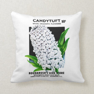 Candy Tuft Flowers Seed Packet Label Cushion