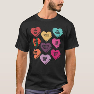 Candy Valentine s Day Hearts Men Women Teachers T T-Shirt