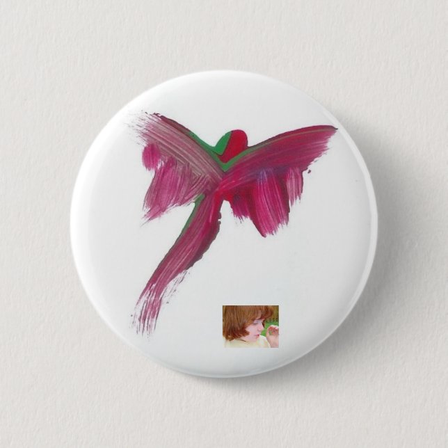 Candy Waters Autism Artist 6 Cm Round Badge (Front)