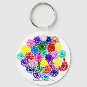Candy Waters Autism Artist Key Ring