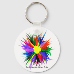 Candy Waters Autism Artist Key Ring