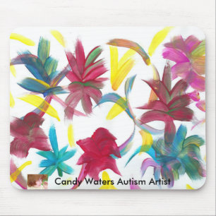 Candy Waters Autism Artist Mouse Pad