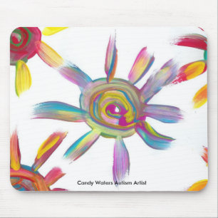 Candy Waters Autism Artist Mouse Pad
