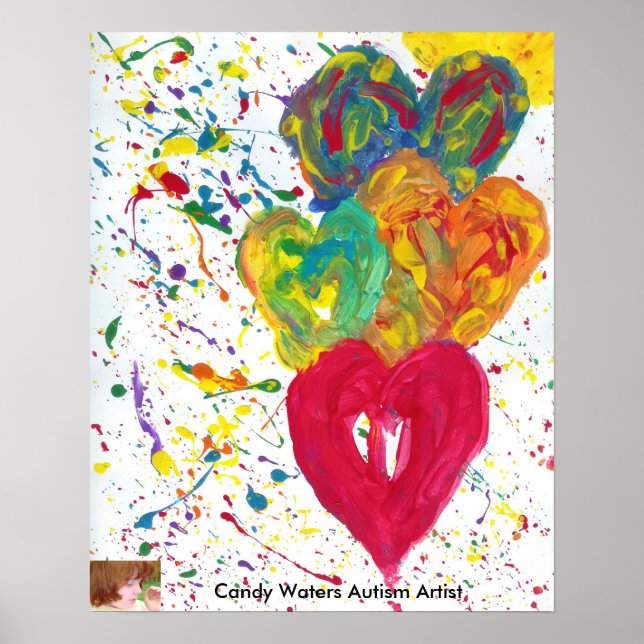 Candy Waters Autism Artist Poster (Front)
