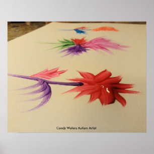 Candy Waters Autism Artist Poster