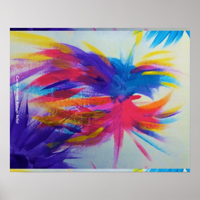 Candy Waters Autism Artist Poster (Front)