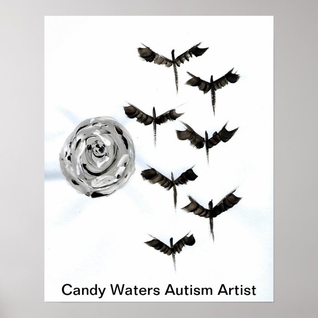 Candy Waters Autism Artist Poster (Front)