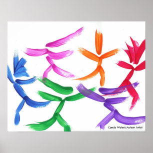 Candy Waters Autism Artist Poster