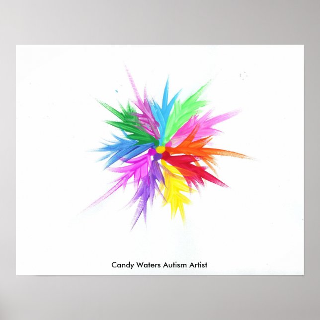 Candy Waters Autism Artist Poster (Front)