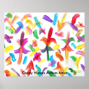 Candy Waters Autism Artist Poster