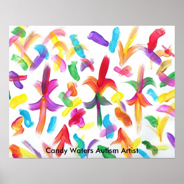Candy Waters Autism Artist Poster (Front)