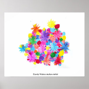 Candy Waters Autism Artist Poster