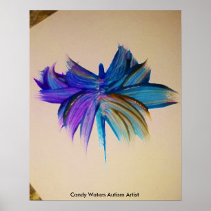 Candy Waters Autism Artist Poster
