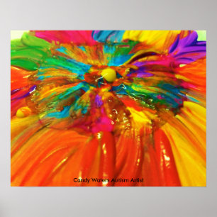 Candy Waters Autism Artist Poster