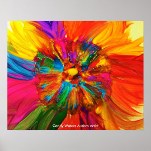 Candy Waters Autism Artist Poster