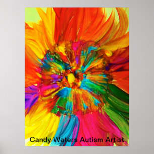 Candy Waters Autism Artist Poster