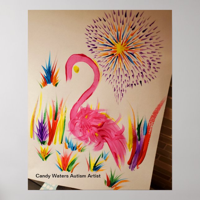 Candy Waters Autism Artist Poster (Front)