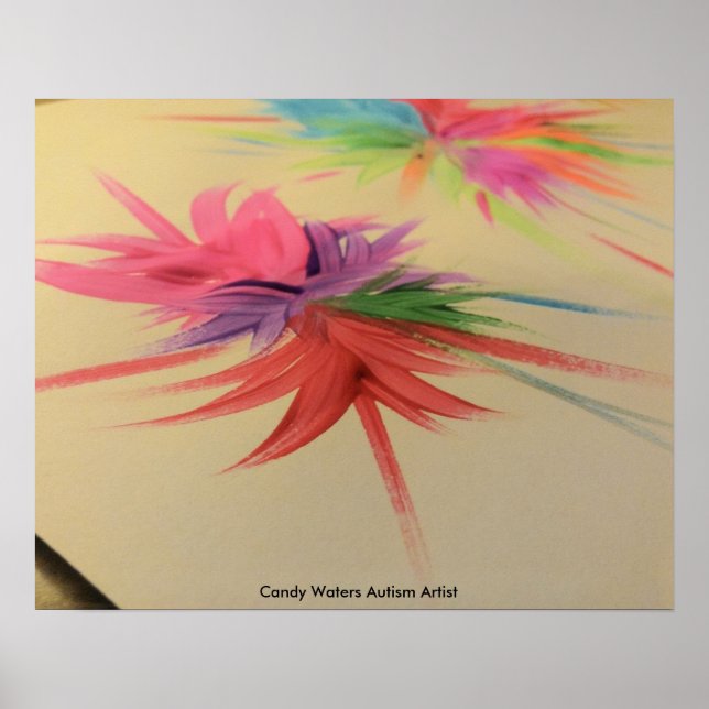 Candy Waters Autism Artist Poster (Front)