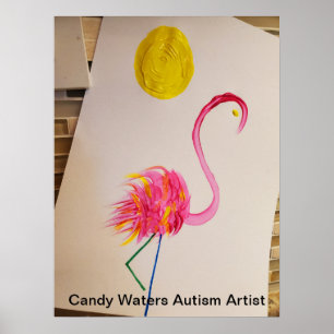 Candy Waters Autism Artist Poster