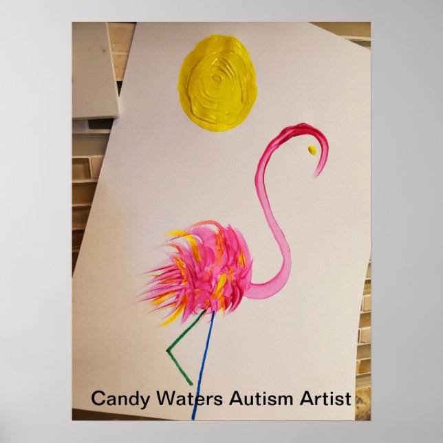 Candy Waters Autism Artist Poster (Front)