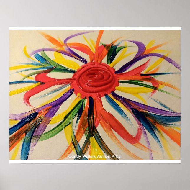 Candy Waters Autism Artist Poster (Front)